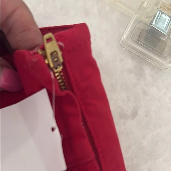 MOTHER Red Asymmetrical Ruffled Mini Skirt size 28 - Picture 6 of 6